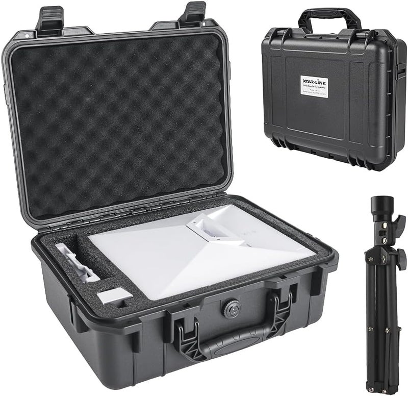 XTAR Starlink Mini Hard Case Set with Starlink Mini Tripod Stand,Waterproof Portable Carrying Case for Starlink Mi ni Dish and Accessories, Ideal for Travel and Camping - Image 1